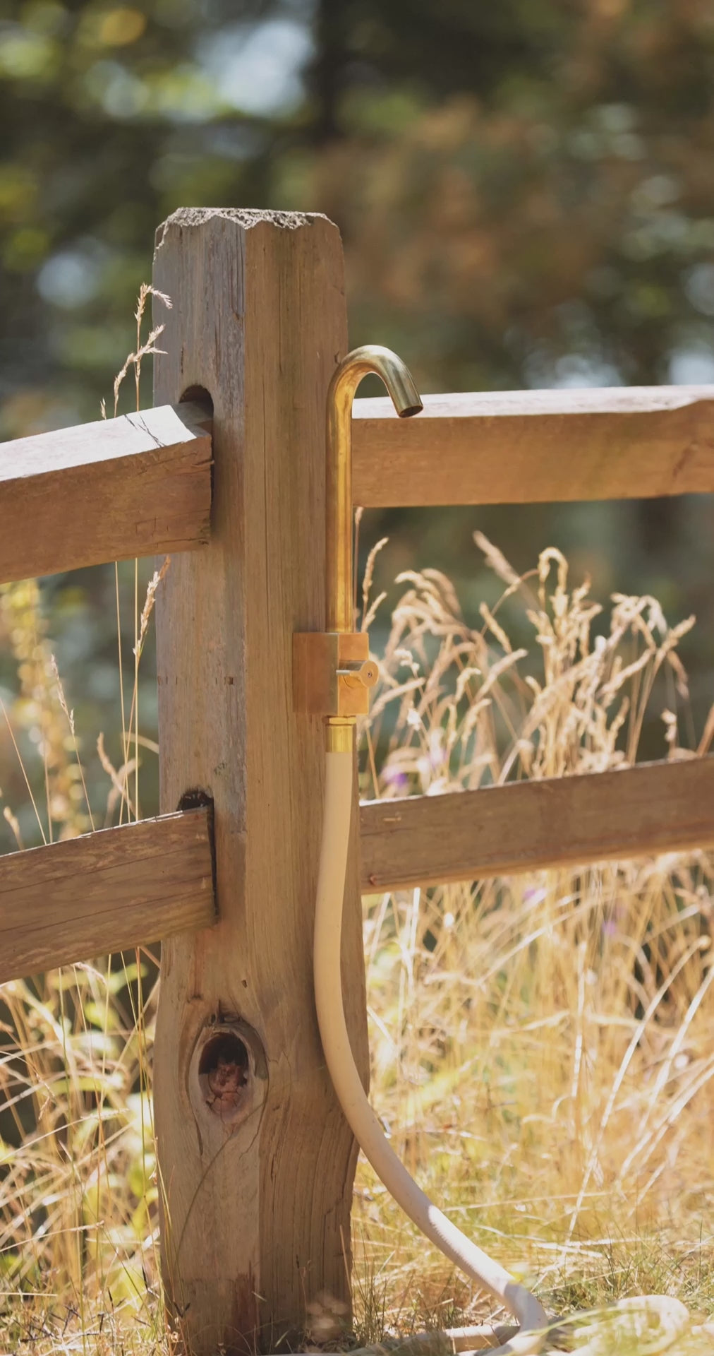 garden hose accessory - brass faucet 