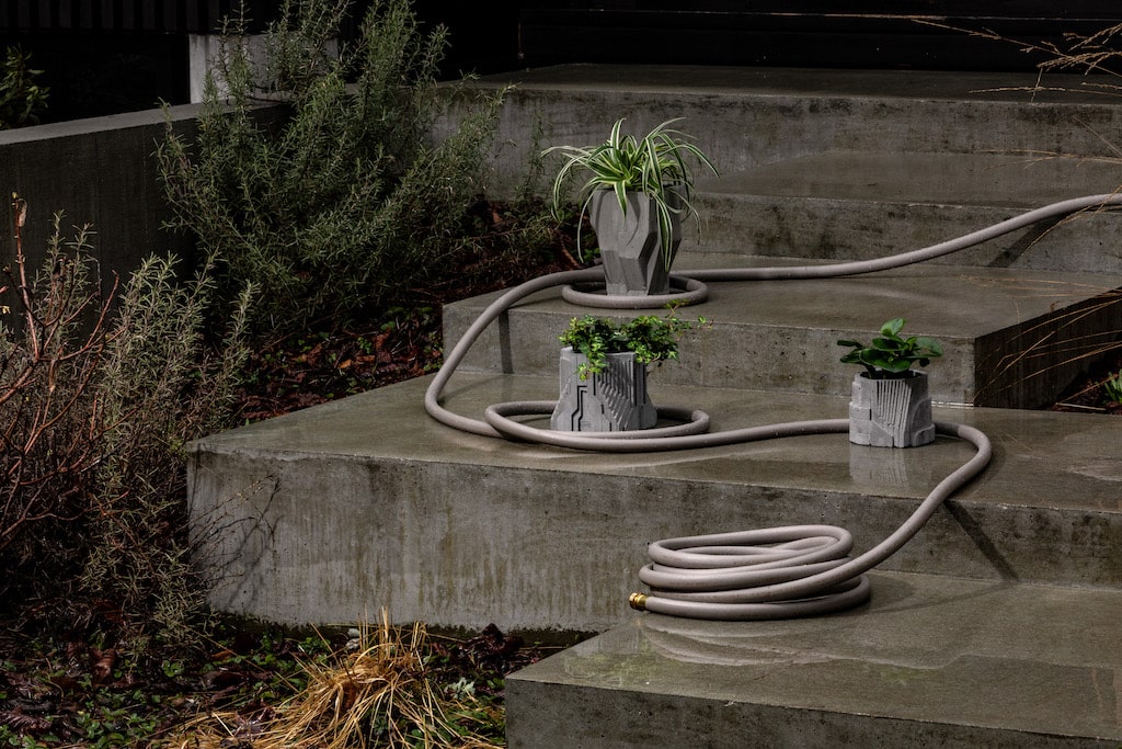 David Umemoto sculptural planters